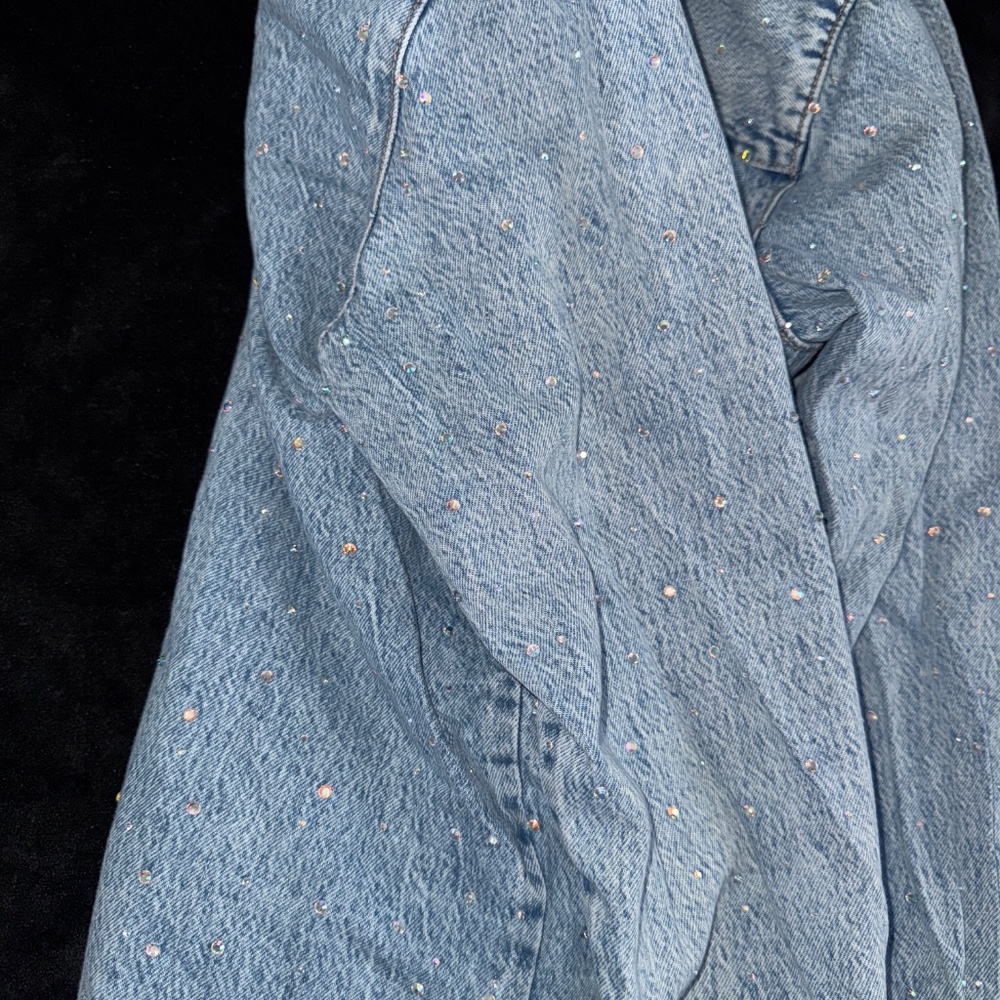 Button down rhinestone top - Picture 3 of 4